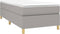 vidaXL - Bedframe - zonder - matras - 90x190 - cm - stof - lichtgrijs