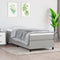 vidaXL - Bedframe - zonder - matras - 90x190 - cm - stof - lichtgrijs