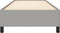 vidaXL - Bedframe - zonder - matras - 90x190 - cm - stof - lichtgrijs