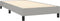 vidaXL - Bedframe - zonder - matras - 90x190 - cm - stof - lichtgrijs
