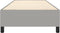 vidaXL - Bedframe - zonder - matras - 90x190 - cm - stof - lichtgrijs
