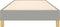 vidaXL - Bedframe - zonder - matras - 90x190 - cm - stof - lichtgrijs