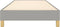 vidaXL - Bedframe - zonder - matras - 90x190 - cm - stof - lichtgrijs