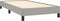 vidaXL - Bedframe - zonder - matras - 90x190 - cm - stof - lichtgrijs