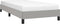 vidaXL - Bedframe - zonder - matras - 90x190 - cm - stof - lichtgrijs