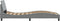 vidaXL - Bedframe - zonder - matras - 90x190 - cm - stof - lichtgrijs