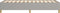 vidaXL - Bedframe - zonder - matras - 90x190 - cm - stof - lichtgrijs