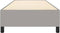 vidaXL - Bedframe - zonder - matras - 90x190 - cm - stof - lichtgrijs
