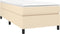vidaXL - Bedframe - zonder - matras - 90x190 - cm - stof - crèmekleurig
