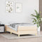 vidaXL - Bedframe - zonder - matras - 90x190 - cm - stof - crèmekleurig