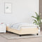 vidaXL - Bedframe - zonder - matras - 90x190 - cm - stof - crèmekleurig
