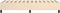vidaXL - Bedframe - zonder - matras - 90x190 - cm - stof - crèmekleurig