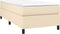 vidaXL - Bedframe - zonder - matras - 90x190 - cm - stof - crèmekleurig