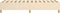 vidaXL - Bedframe - zonder - matras - 90x190 - cm - stof - crèmekleurig