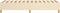 vidaXL - Bedframe - zonder - matras - 90x190 - cm - stof - crèmekleurig