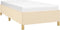 vidaXL - Bedframe - zonder - matras - 90x190 - cm - stof - crèmekleurig