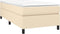 vidaXL - Bedframe - zonder - matras - 90x190 - cm - stof - crèmekleurig