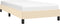 vidaXL - Bedframe - zonder - matras - 90x190 - cm - stof - crèmekleurig
