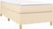 vidaXL - Bedframe - zonder - matras - 90x190 - cm - stof - crèmekleurig