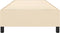 vidaXL - Bedframe - zonder - matras - 90x190 - cm - stof - crèmekleurig