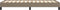 vidaXL - Bedframe - zonder - matras - 90x190 - cm - stof - taupe