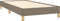 vidaXL - Bedframe - zonder - matras - 90x190 - cm - stof - taupe