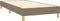 vidaXL - Bedframe - zonder - matras - 90x190 - cm - stof - taupe