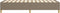 vidaXL - Bedframe - zonder - matras - 90x190 - cm - stof - taupe