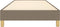 vidaXL - Bedframe - zonder - matras - 90x190 - cm - stof - taupe