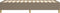 vidaXL - Bedframe - zonder - matras - 90x190 - cm - stof - taupe