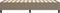 vidaXL - Bedframe - zonder - matras - 90x190 - cm - stof - taupe
