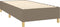 vidaXL - Bedframe - zonder - matras - 90x190 - cm - stof - taupe
