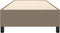 vidaXL - Bedframe - zonder - matras - 90x190 - cm - stof - taupe