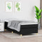 vidaXL - Bedframe - zonder - matras - 90x190 - cm - stof - zwart