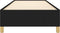 vidaXL - Bedframe - zonder - matras - 90x190 - cm - stof - zwart