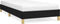 vidaXL - Bedframe - zonder - matras - 90x190 - cm - stof - zwart