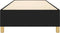 vidaXL - Bedframe - zonder - matras - 90x190 - cm - stof - zwart
