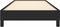 vidaXL - Bedframe - zonder - matras - 90x190 - cm - stof - zwart