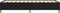 vidaXL - Bedframe - zonder - matras - 90x190 - cm - stof - zwart