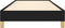 vidaXL - Bedframe - zonder - matras - 90x190 - cm - stof - zwart