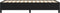 vidaXL - Bedframe - zonder - matras - 90x190 - cm - stof - zwart