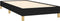 vidaXL - Bedframe - zonder - matras - 90x190 - cm - stof - zwart