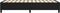 vidaXL - Bedframe - zonder - matras - 90x190 - cm - stof - zwart