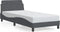 vidaXL - Bedframe - zonder - matras - 90x200 - cm - fluweel - donkergrijs