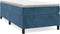 vidaXL - Bedframe - zonder - matras - 90x200 - cm - fluweel - donkerblauw