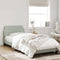 vidaXL - Bedframe - zonder - matras - 90x200 - cm - fluweel - lichtgrijs