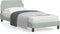 vidaXL - Bedframe - zonder - matras - 90x200 - cm - fluweel - lichtgrijs