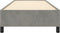 vidaXL - Bedframe - zonder - matras - 90x200 - cm - fluweel - lichtgrijs
