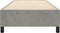vidaXL - Bedframe - zonder - matras - 90x200 - cm - fluweel - lichtgrijs