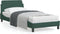 vidaXL - Bedframe - zonder - matras - 90x200 - cm - fluweel - donkergroen